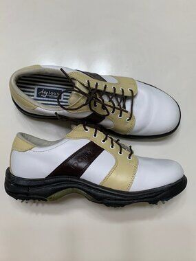 FootJoy MyJoys Custom Contour Series Women’s Golf Shoes White Beige Size 7